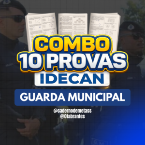 combo 10 provas banca idecan gmm porto velho