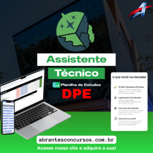 planilha de estudos dpe assistente de defensoria